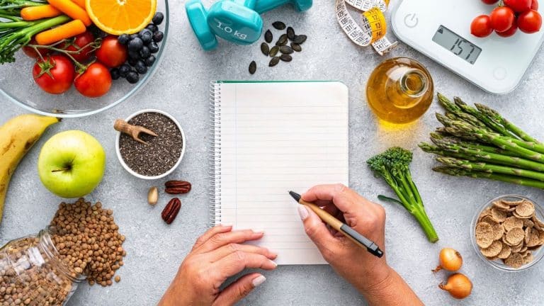 wellness image with nutritious food