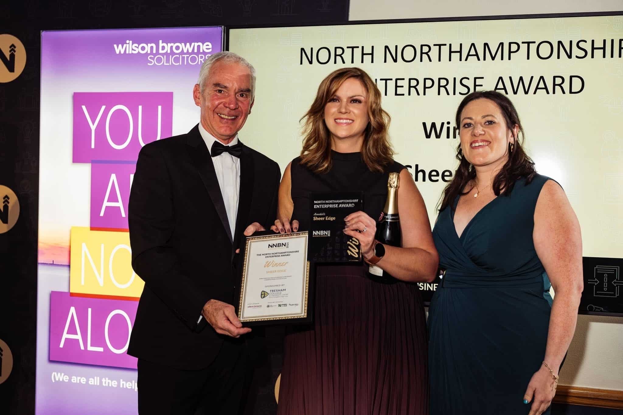 NNBN Awards 2025 - Sheer Edge won Enterprise Award