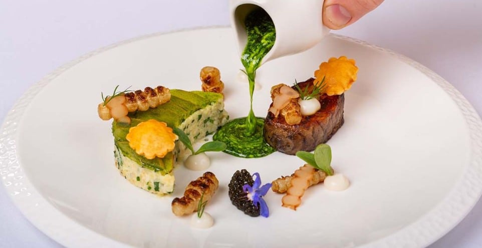 Dining at Fawsley Hall Cedar Restaurant